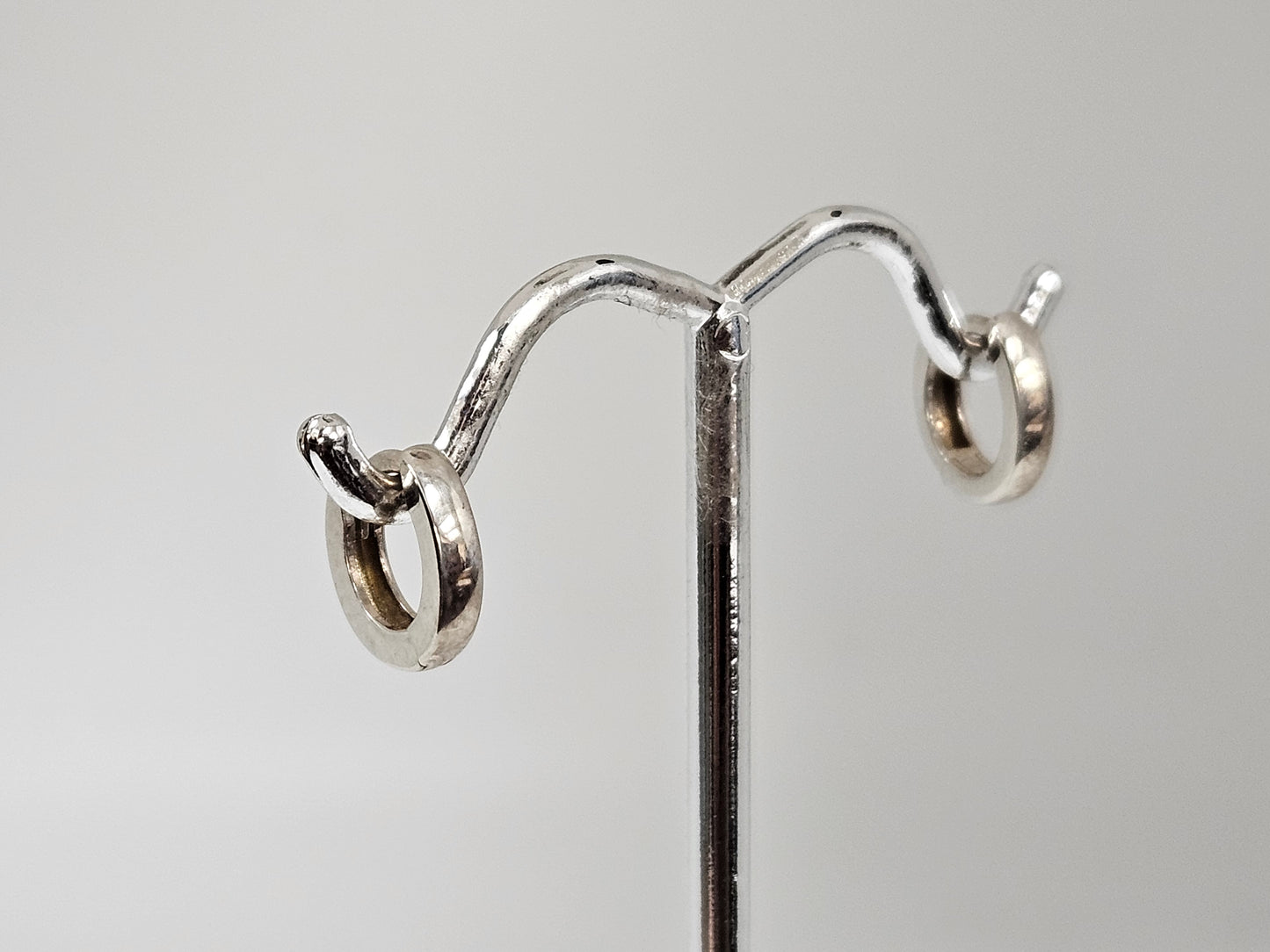 10MM SS Hinged Hoops