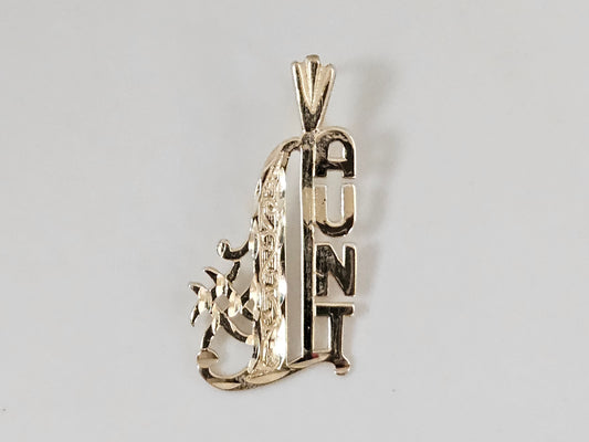 #1 Aunt Charm 14KYG .9g