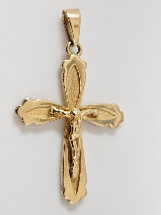 CRUCIFIX 14KYG 3.9 GRMS