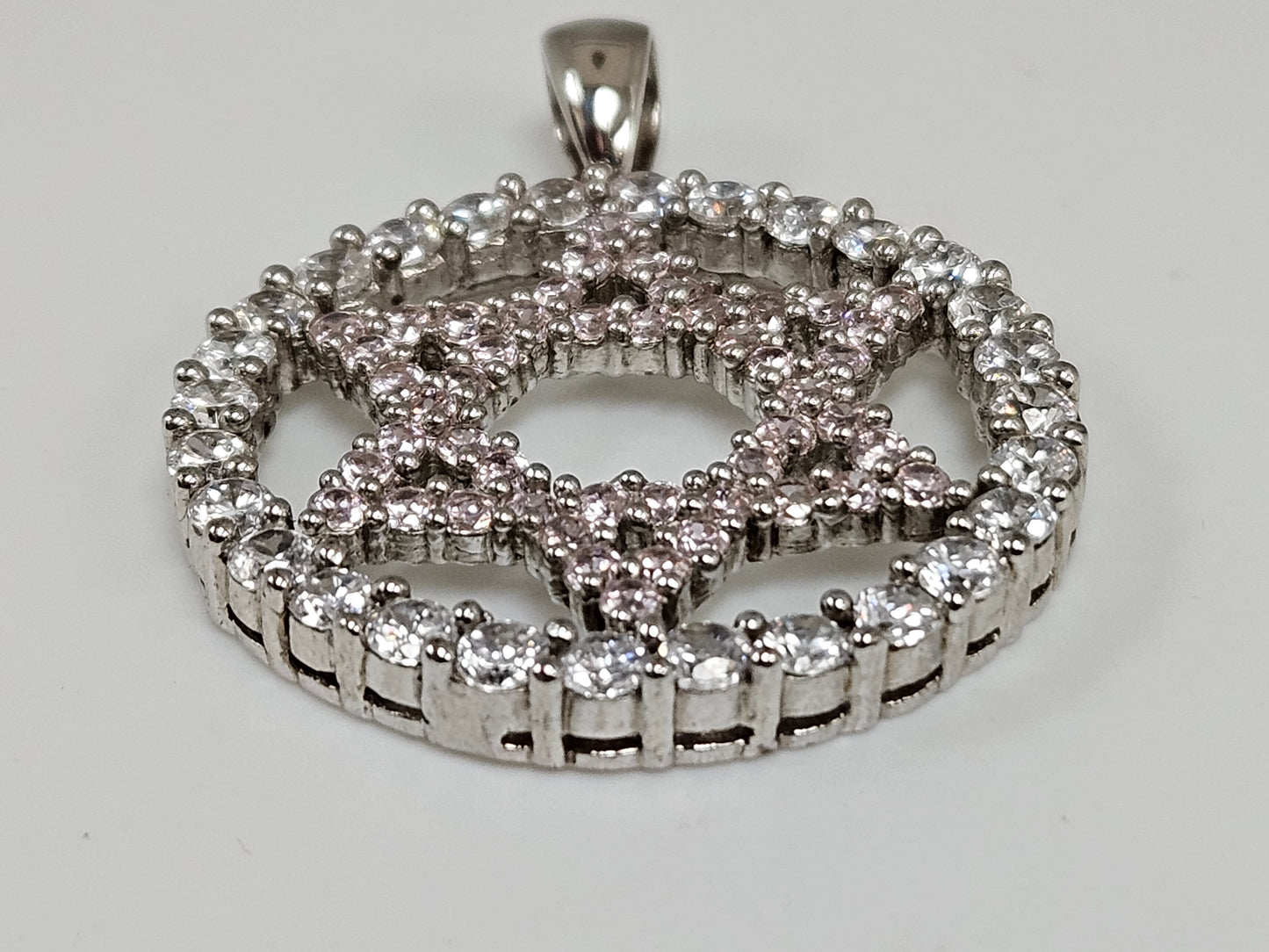 CZ STAR OF DAVID SS