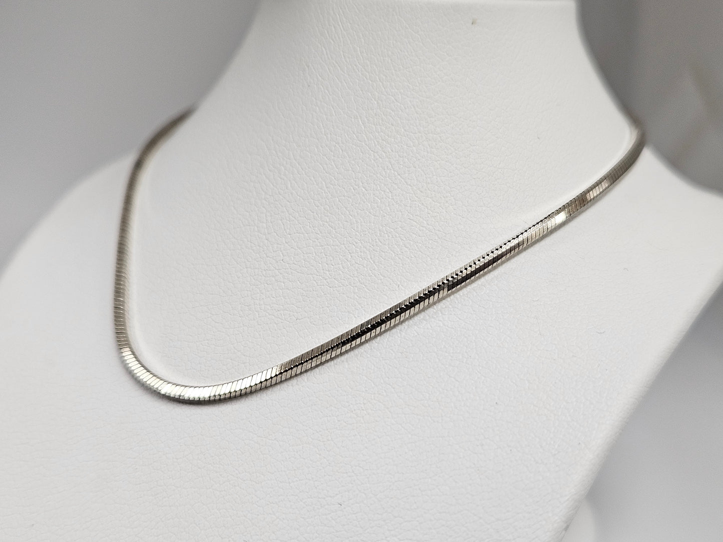 SS 18" Square Snake 1.2mm Chain