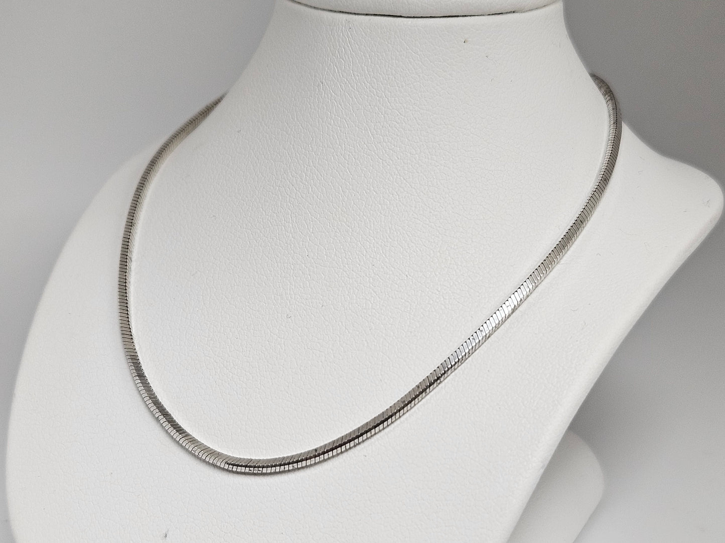 SS 18" Square Snake 1.2mm Chain