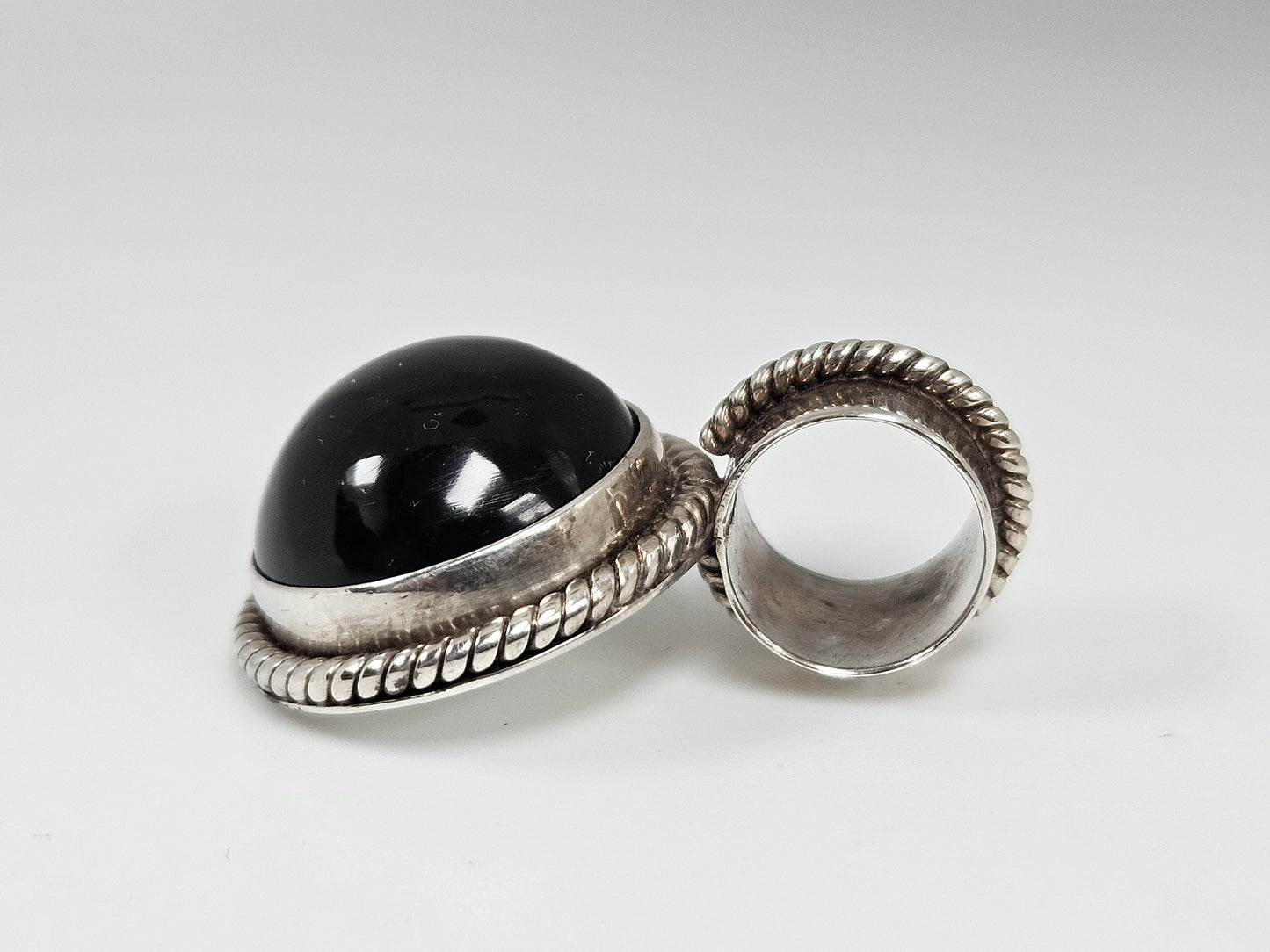 BLACK ONYX SS PENDANT