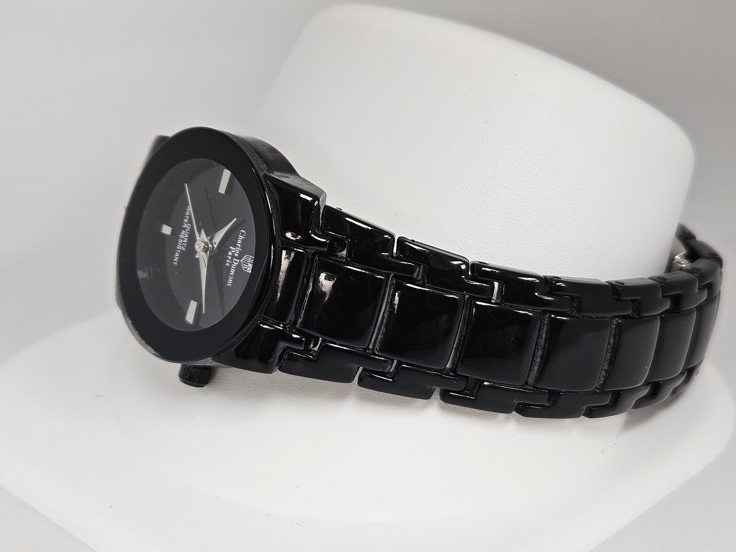 CHARLES DUMONT Black Watch Black Band&face