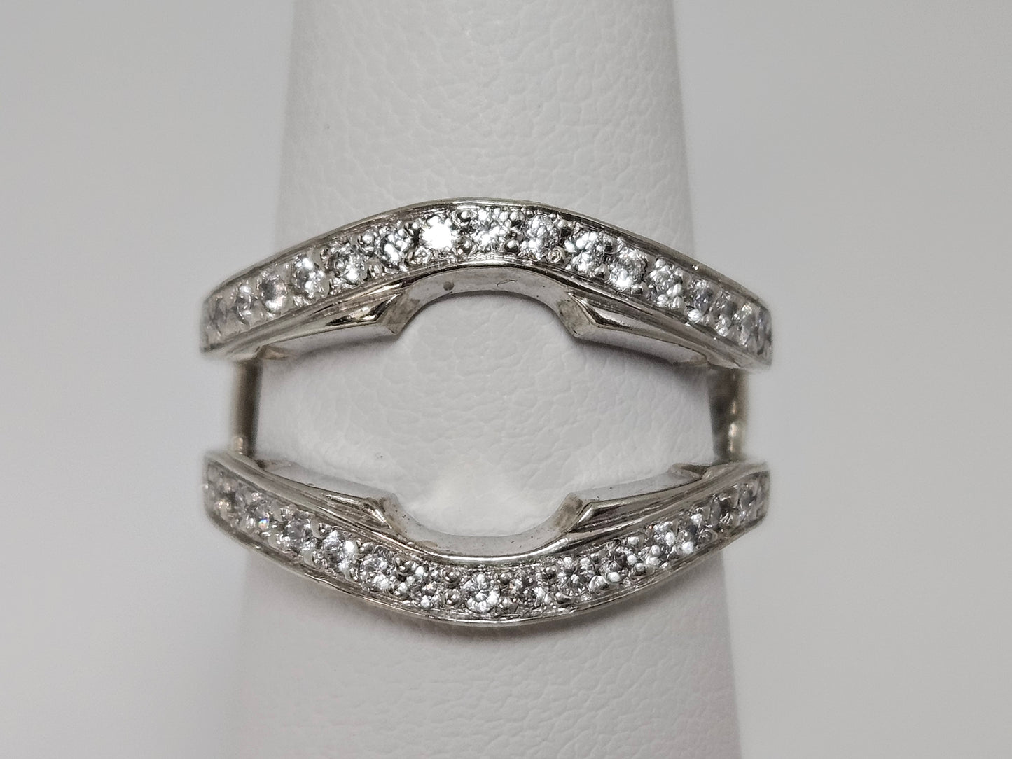 Canary Diamond Ring Set in 18k Two-Tone Gold