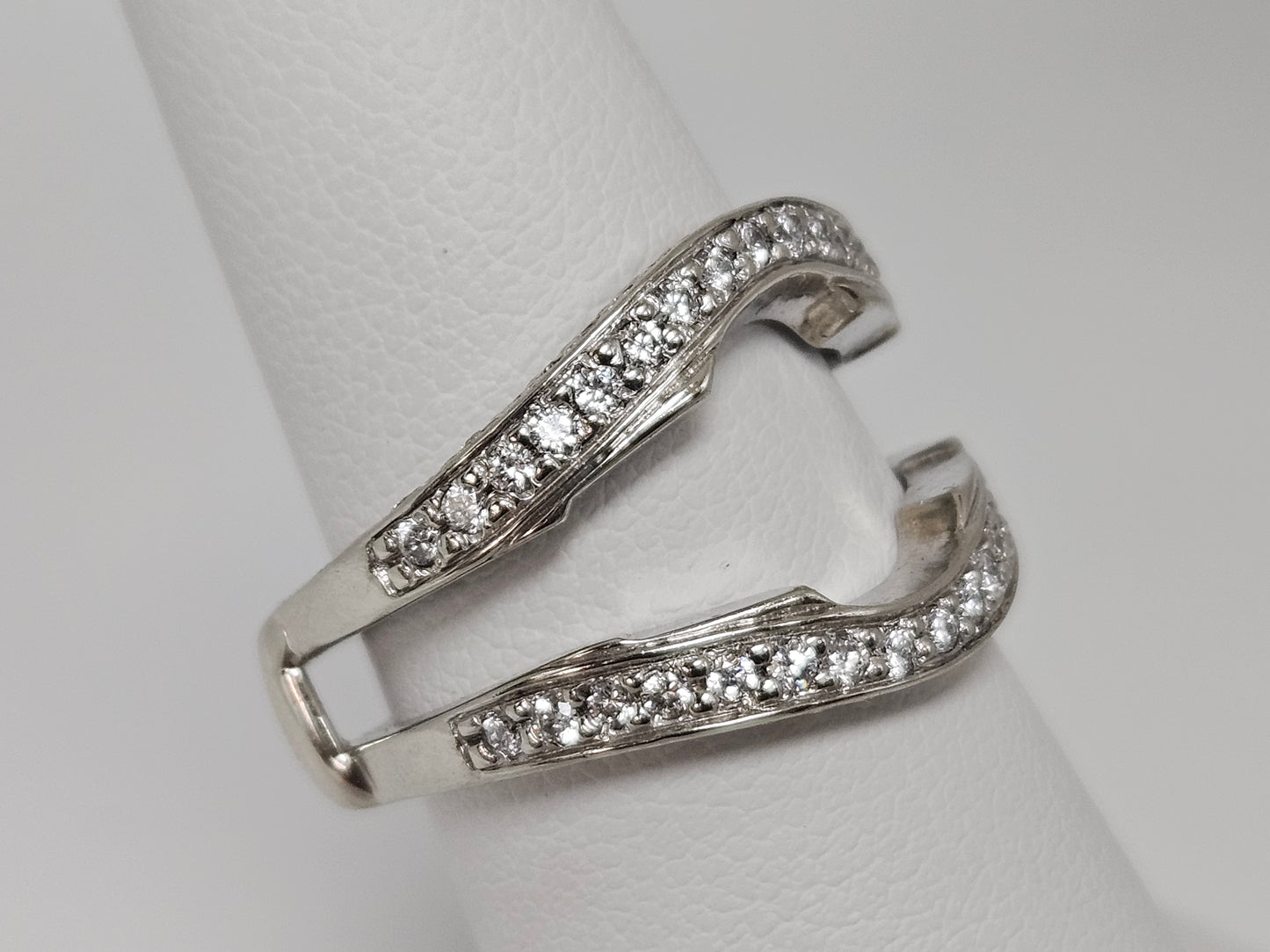 Canary Diamond Ring Set in 18k Two-Tone Gold