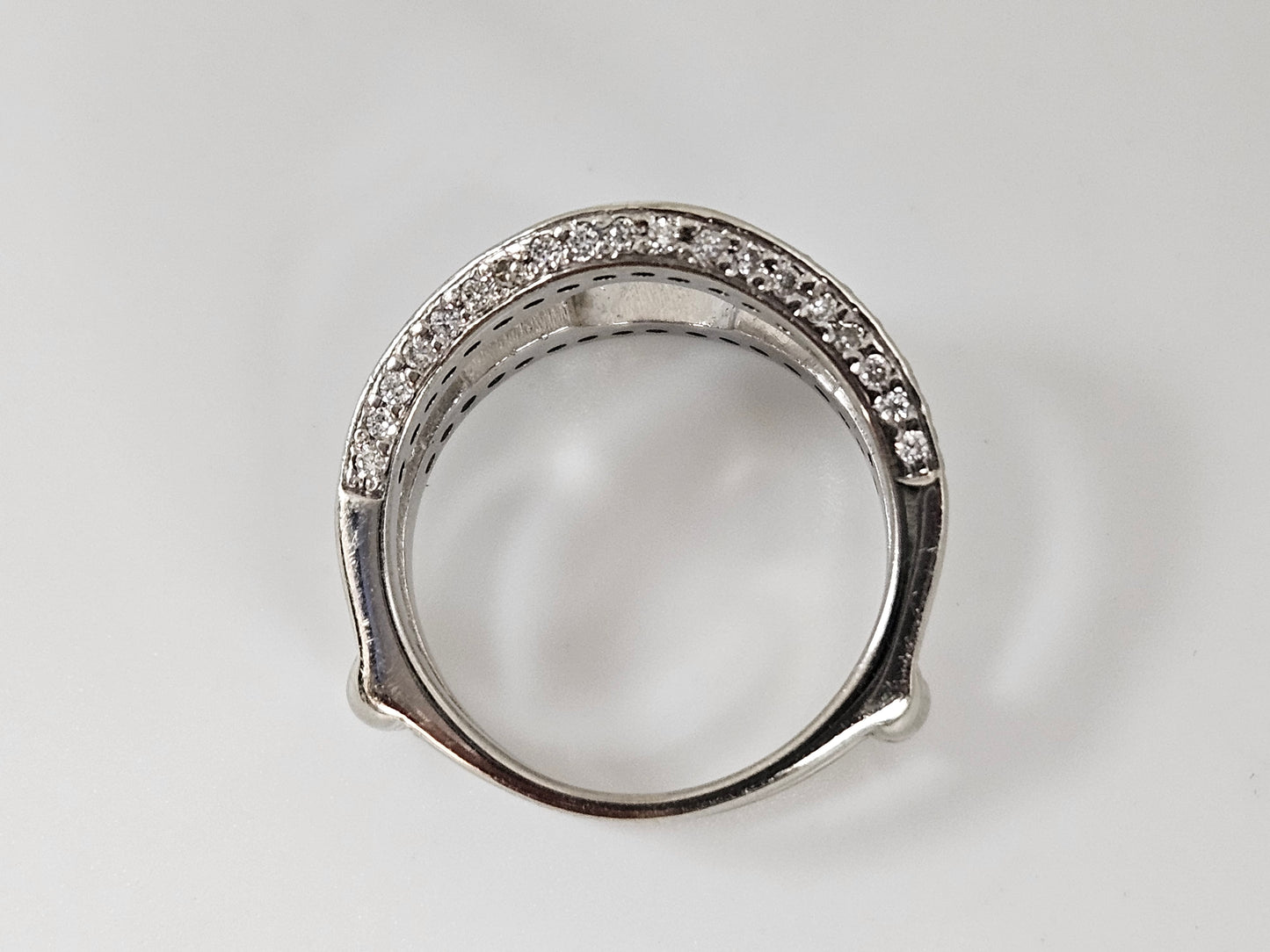 Canary Diamond Ring Set in 18k Two-Tone Gold