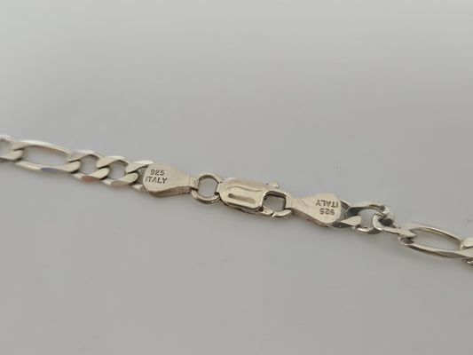 SS FIGARO  30" CHAIN 4MM