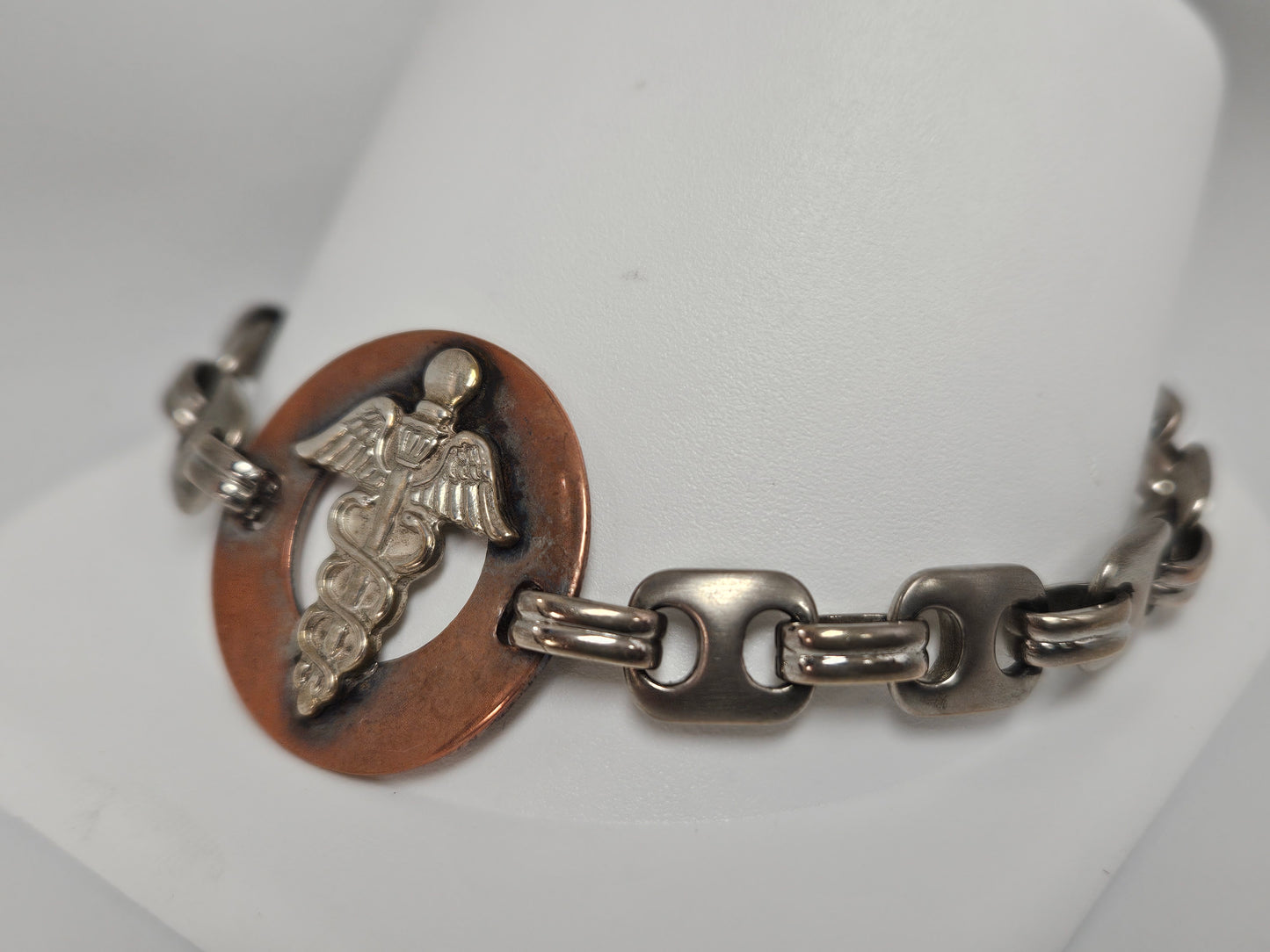 STST COPPER MEDIC ALERT Bracelet