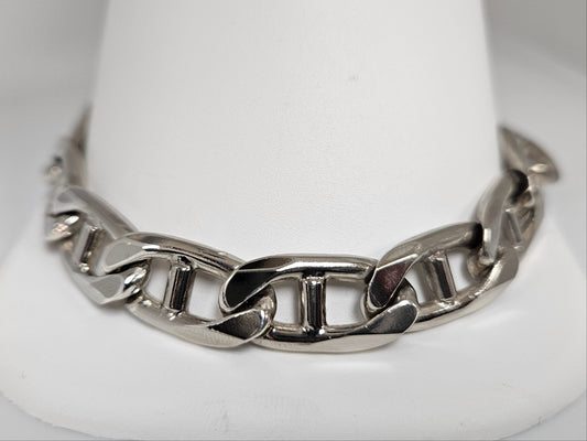 SS MENS BRACELET ANCHOR 9.5" 45g