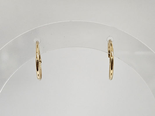 ENDLESS HOOPS 14KTYG  1.25MM