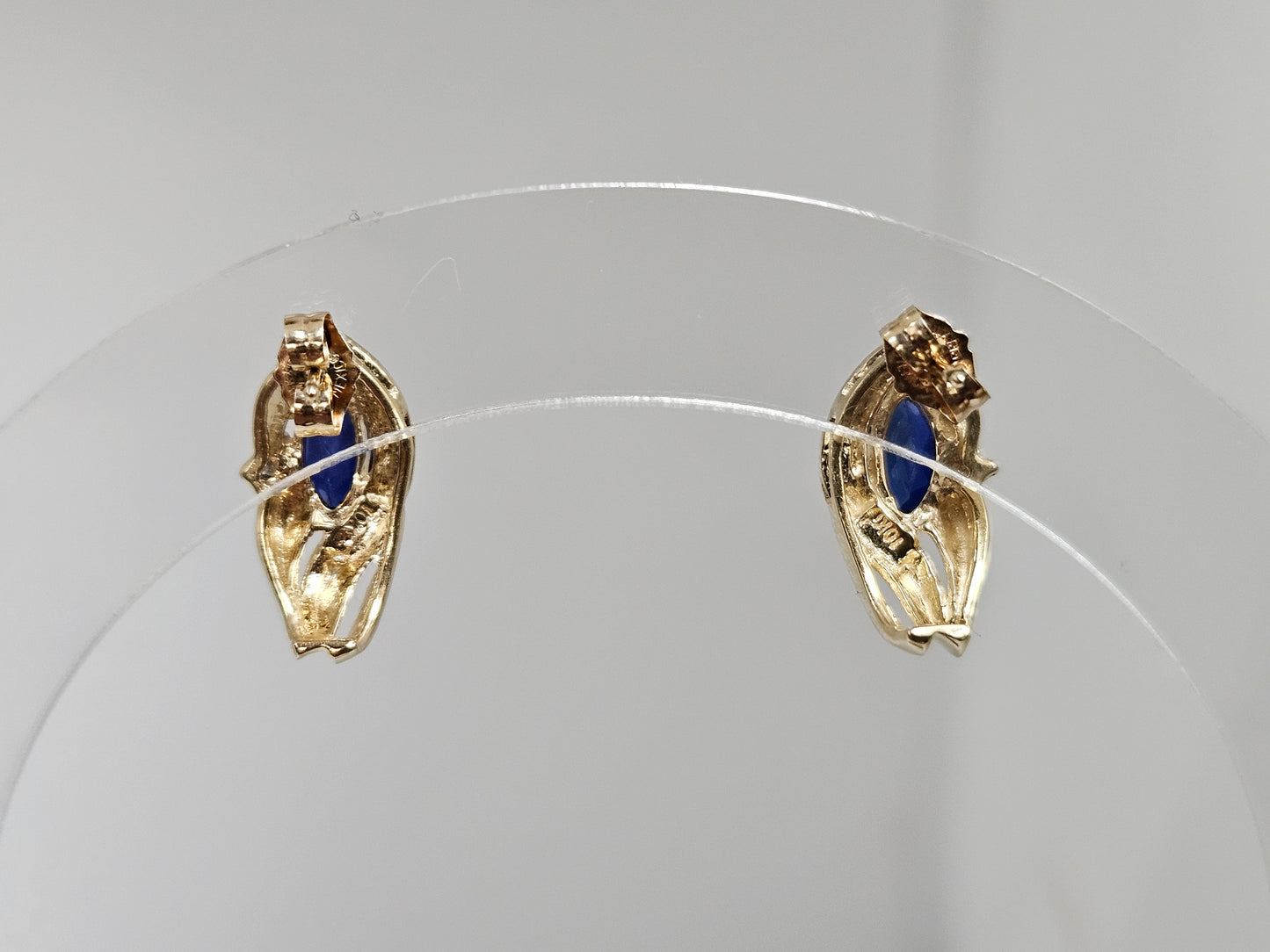 MQ Lab Saph Half Earrings 10kt YG
