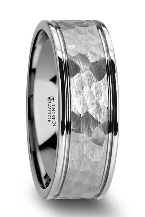 6mm Men's Wedding Band with Dual Offset - THORNTON