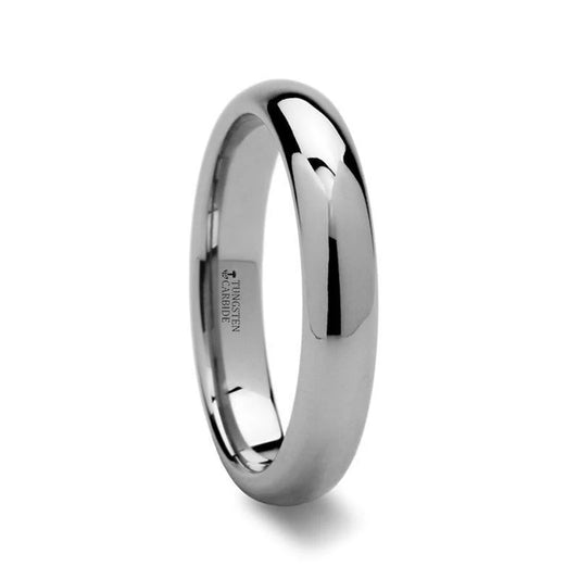 4mm Domed Tungsten Carbide Ring - OMINA
