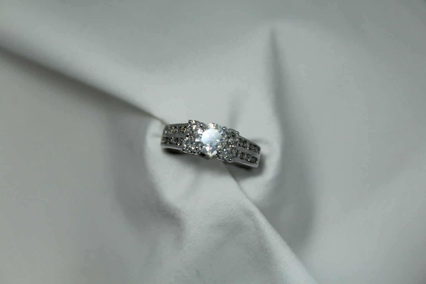 14KT WG Diamond Engagement Ring