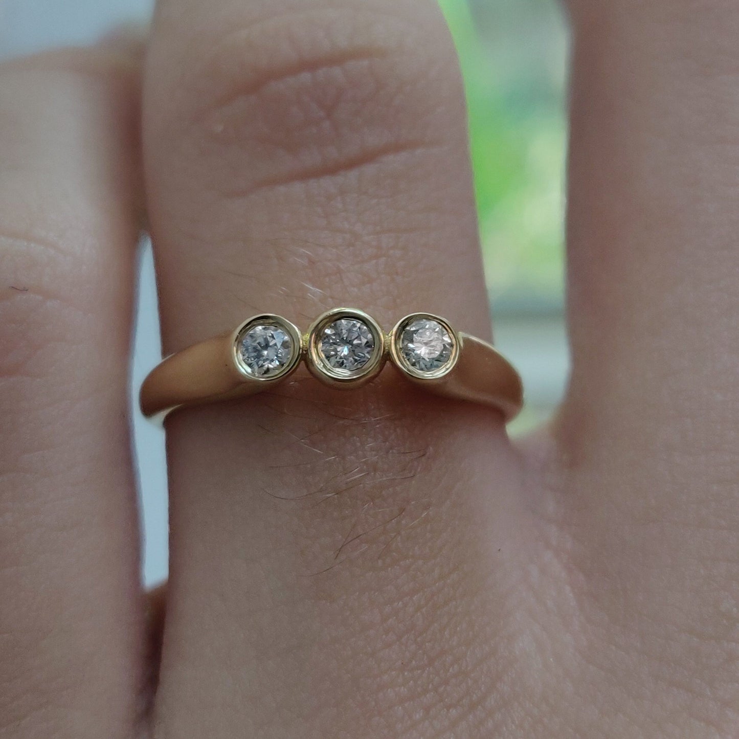 Amazing 0.06 SI2 Quality,Center Diamond , Total diamond wt. 0.18ct. 14K OR 18K Gold Bridal Engagement Wedding Anniversary Gift Ring