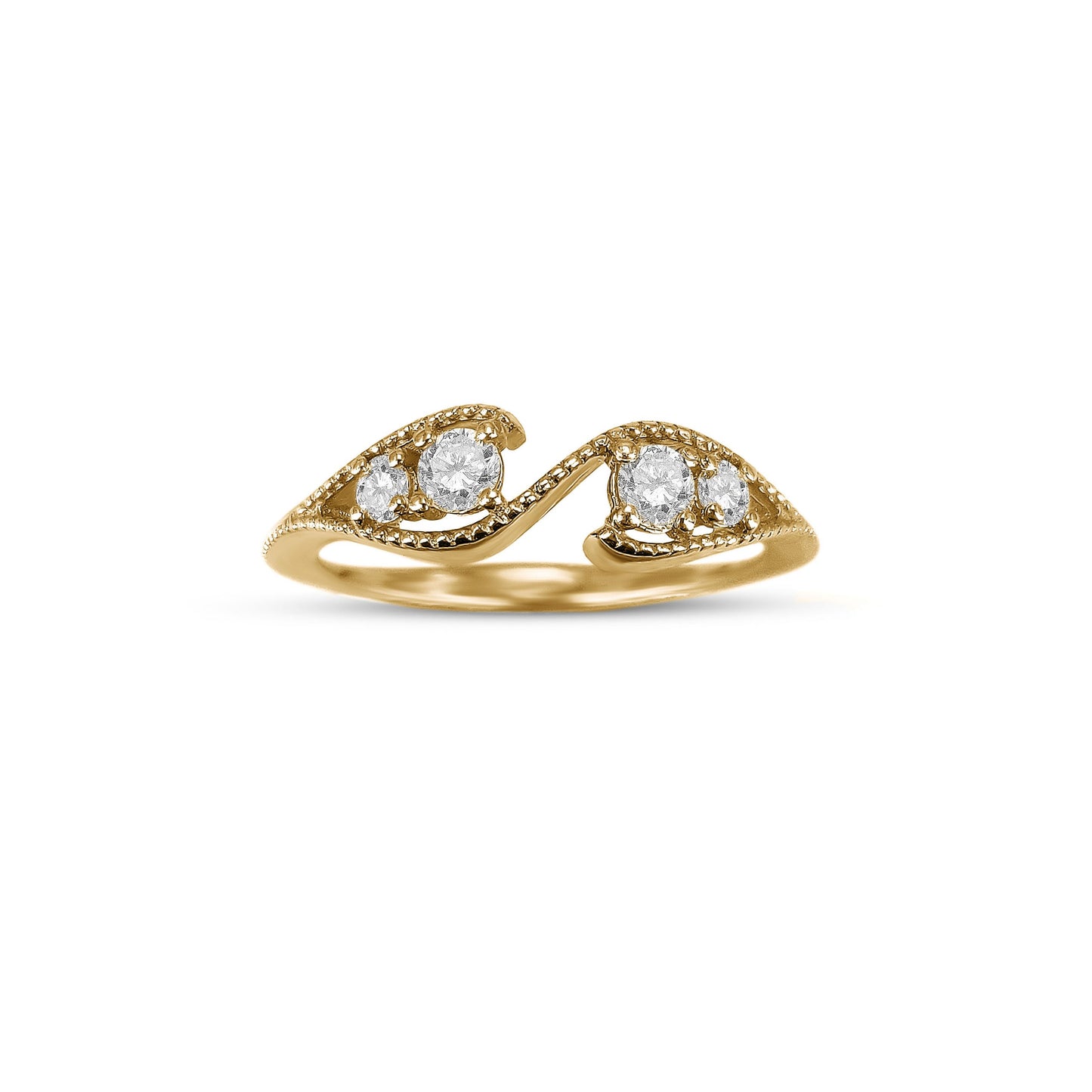 Amazing 0.10 SI2 Quality,Center Diamond , Total diamond wt. 0.30ct. 14K OR 18K Gold Bridal Engagement Wedding Anniversary Gift Ring