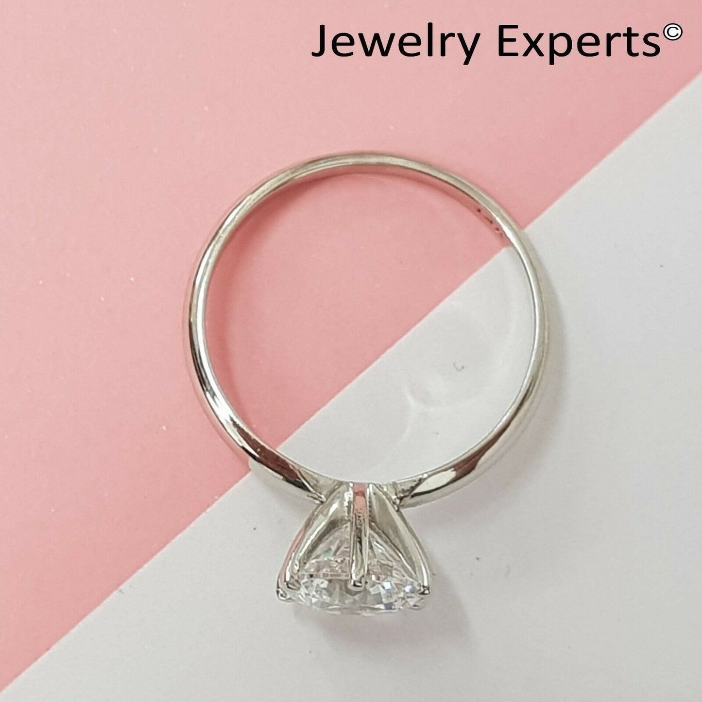 2.00 Carat Diamond Engagement Ring Round Cut 14K White Gold D VVS1