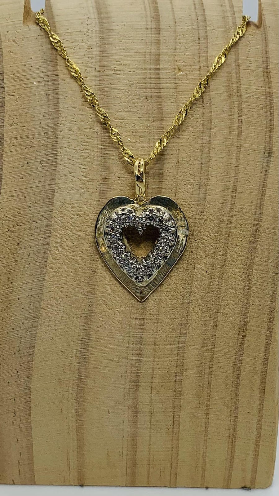 Vintage Diamond Heart